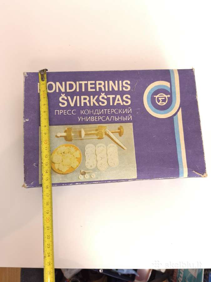 Senovinis konditerinis švirkštas Sigma Kaunas - nuotraukos Nr. 13