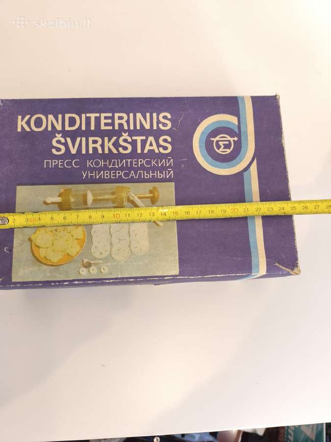 Senovinis konditerinis švirkštas Sigma Kaunas - nuotraukos Nr. 14