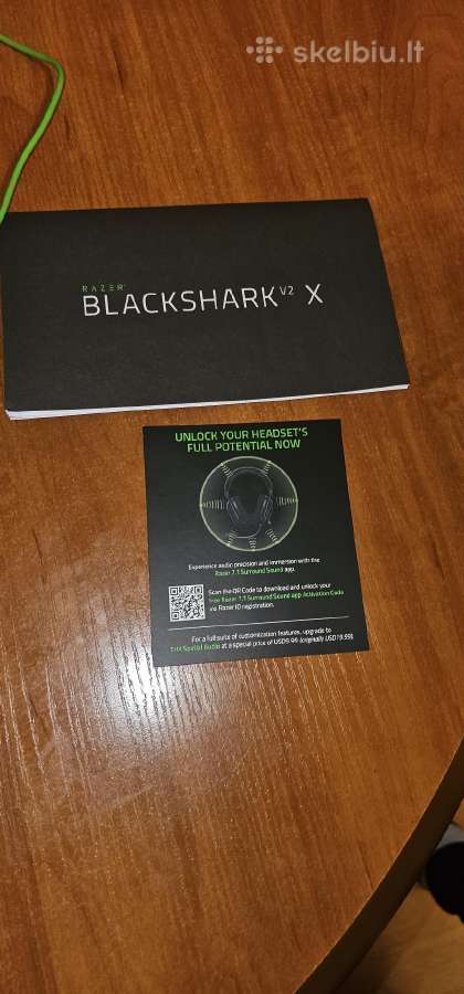 Razer Blackshark v2 x - nuotraukos Nr. 5