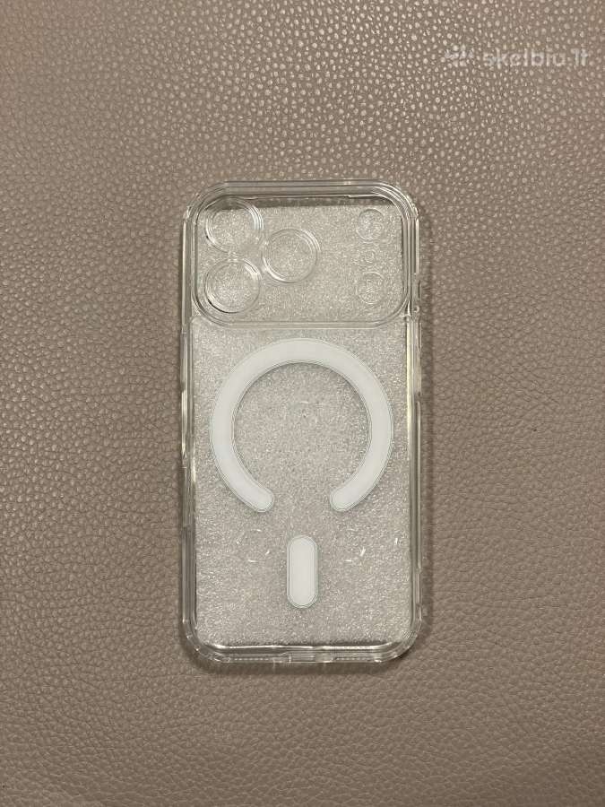 iPhone 17 pro permatomas dekliukas magnetinis - nuotraukos Nr. 2