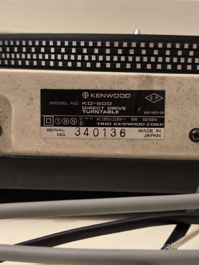 Kenwood Kd500 - nuotraukos Nr. 20
