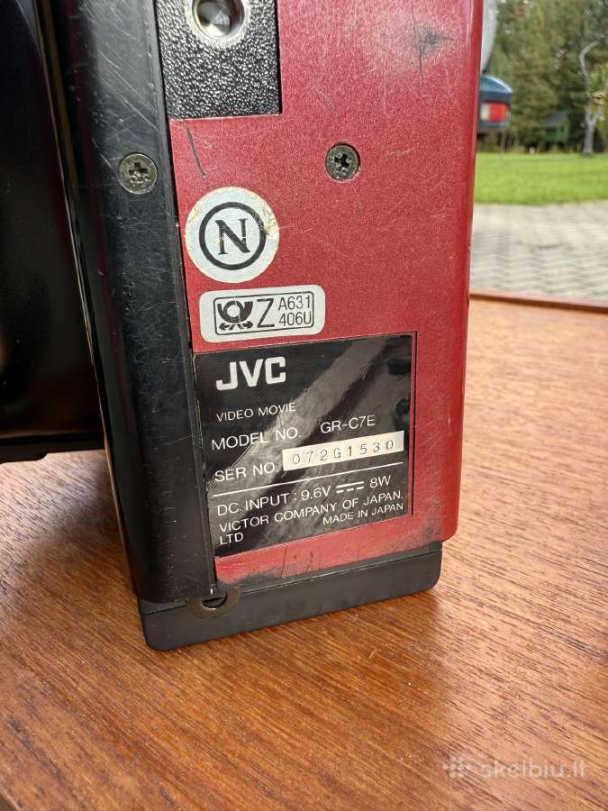 JVC Gr-c7e Video Movie Vhs 80s - nuotraukos Nr. 5