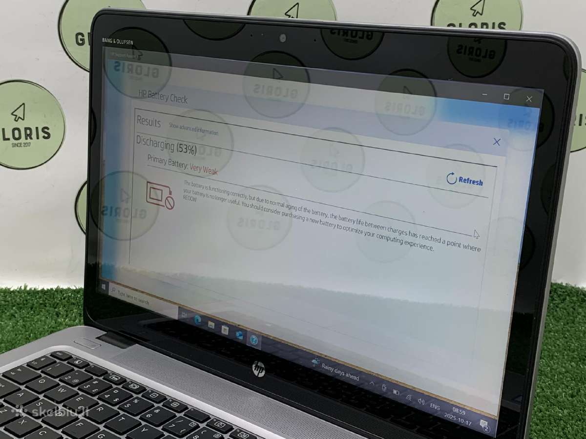 Hp Elitebook 840 G4 i5-7300u 8ram 256ssd #1-204 - nuotraukos Nr. 6
