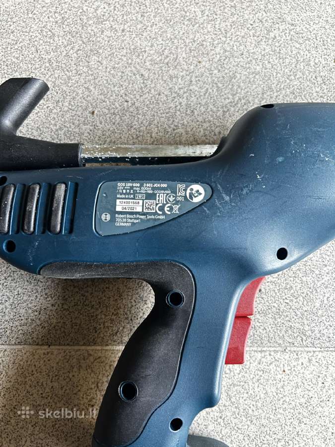 Akumuliatorinis hermetiko pistoletas Bosch Gcg 18v - nuotraukos Nr. 3