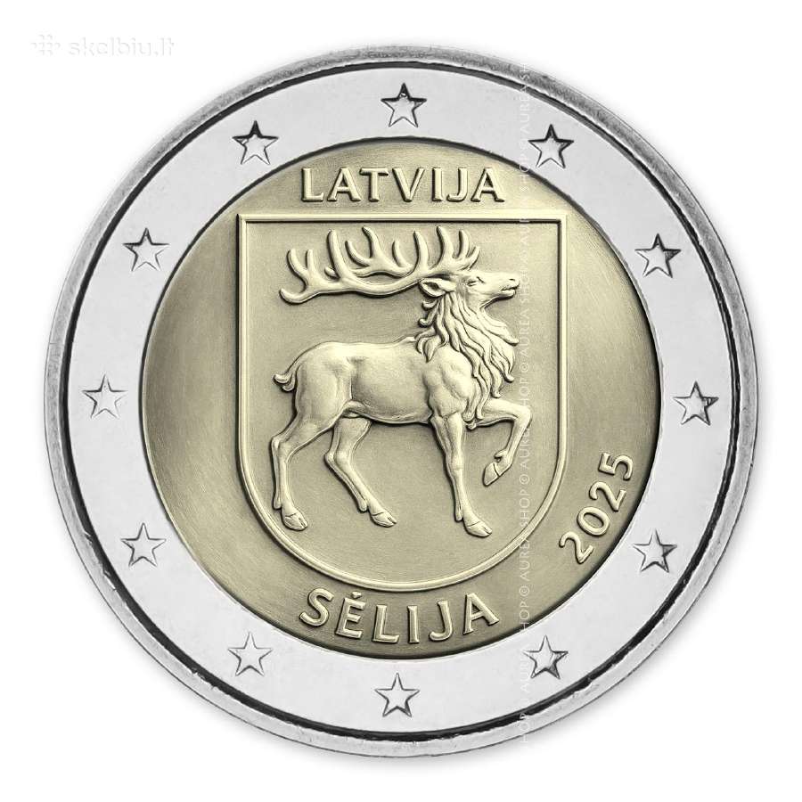 Latvijos 2€ monetos 2025 - Sėla! - nuotraukos Nr. 3