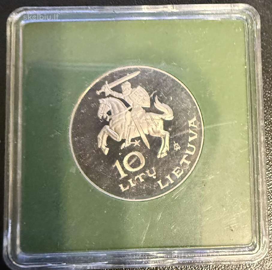 10 litų moneta Pasaulio lietuvių dainų šventė 1994 - nuotraukos Nr. 2