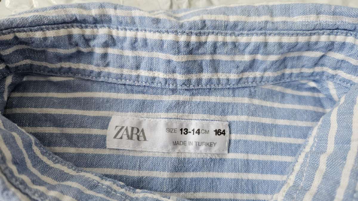 Marškiniai ilgomis trumpomis r. Zara Dydis 164 - nuotraukos Nr. 4