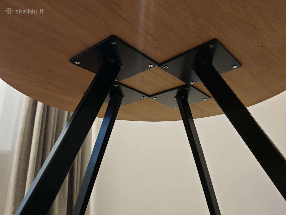 Ąžuolinis stalas 900 mm - nuotraukos Nr. 4
