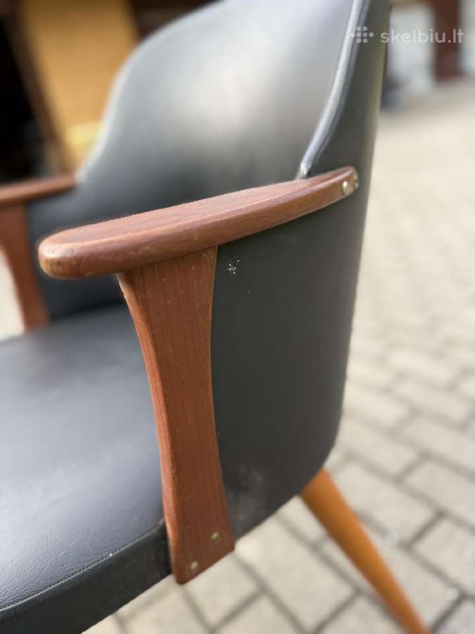 Dievisko grozio Mid century kresliukas - nuotraukos Nr. 3