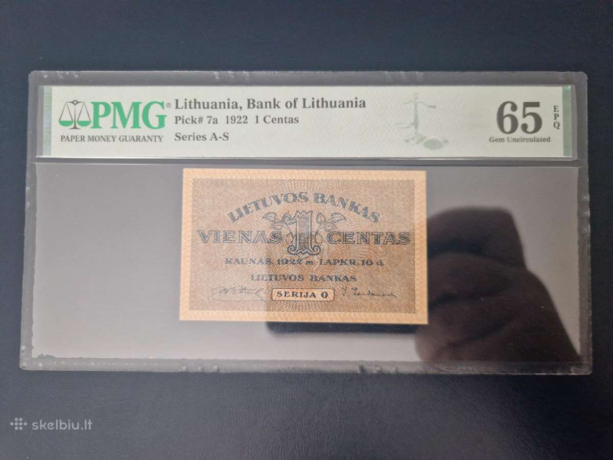 1922m. 1centas