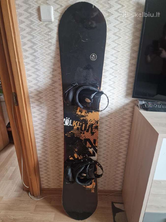 Snowboard Atlantis su Rossignol apkaustais 140-160 - nuotraukos Nr. 6
