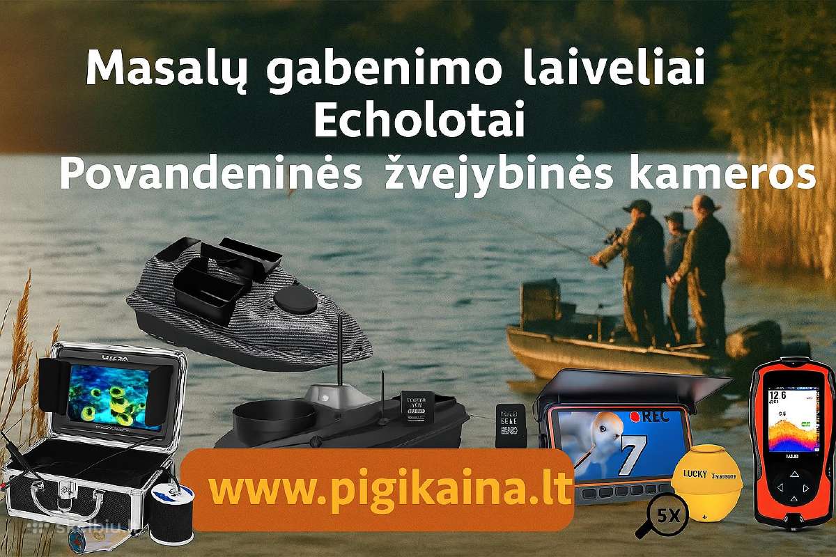 Flytec V010 masalų laivelis GPS, echolotas Full