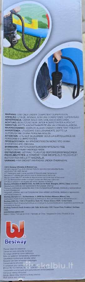 Pripučiamas čiužinys su rankinė pompa. - nuotraukos Nr. 6