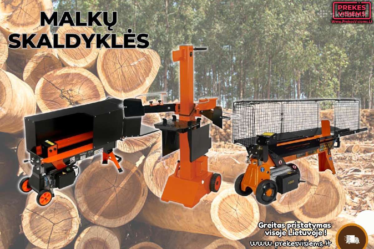 Malkų skaldyklės aukšta kokybė + garantija
