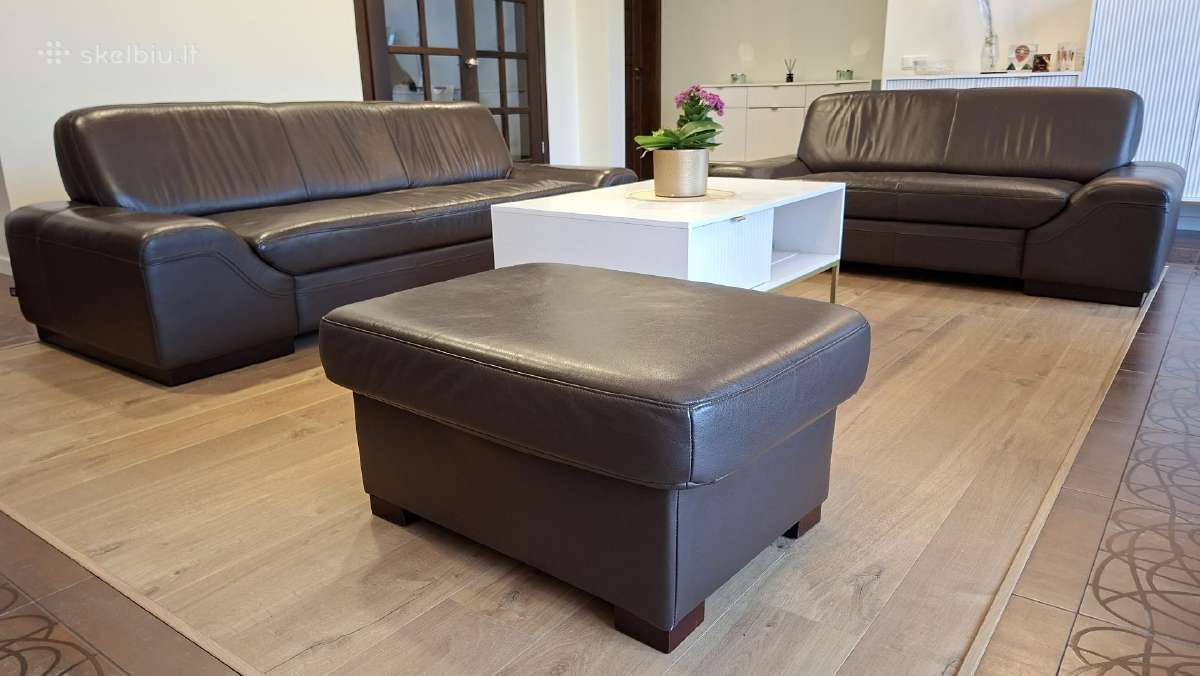 Natūralios odos komplektas
