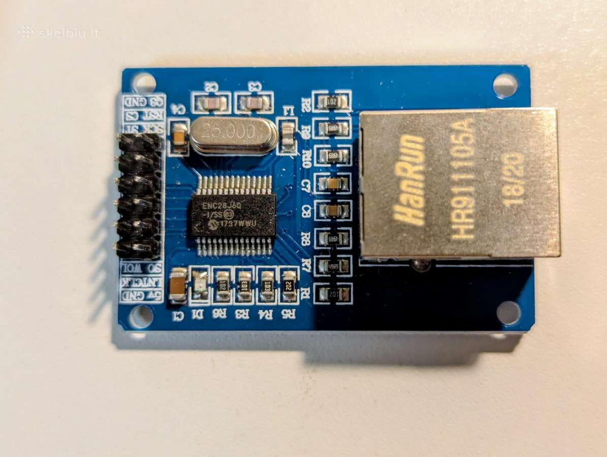 Tinklo modulis Enc28j60 3 Eur - nuotraukos Nr. 2