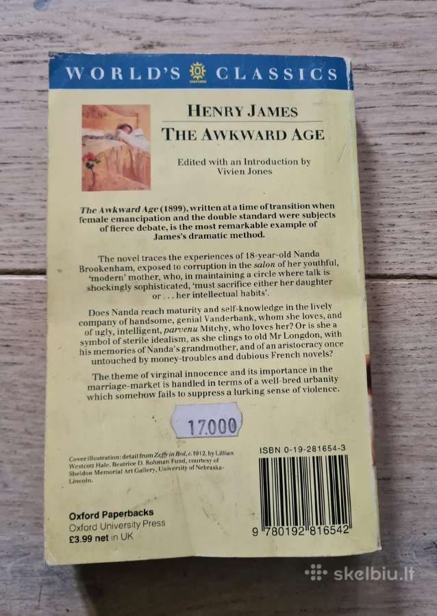 The Awkward Age (Henry James, anglų k.) - nuotraukos Nr. 2