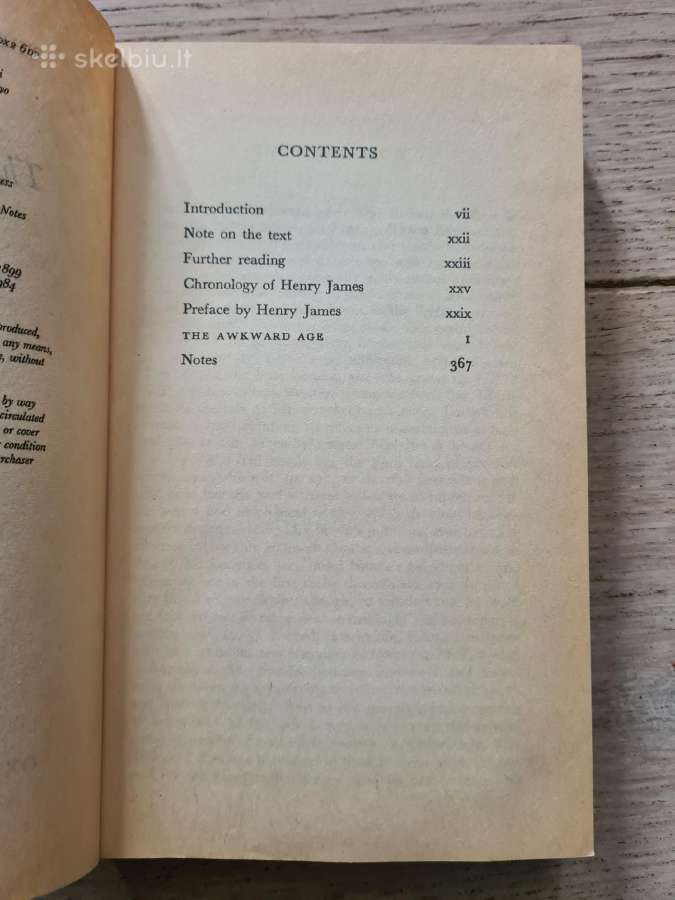 The Awkward Age (Henry James, anglų k.) - nuotraukos Nr. 5