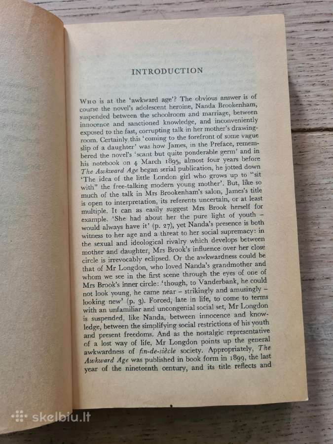 The Awkward Age (Henry James, anglų k.) - nuotraukos Nr. 4