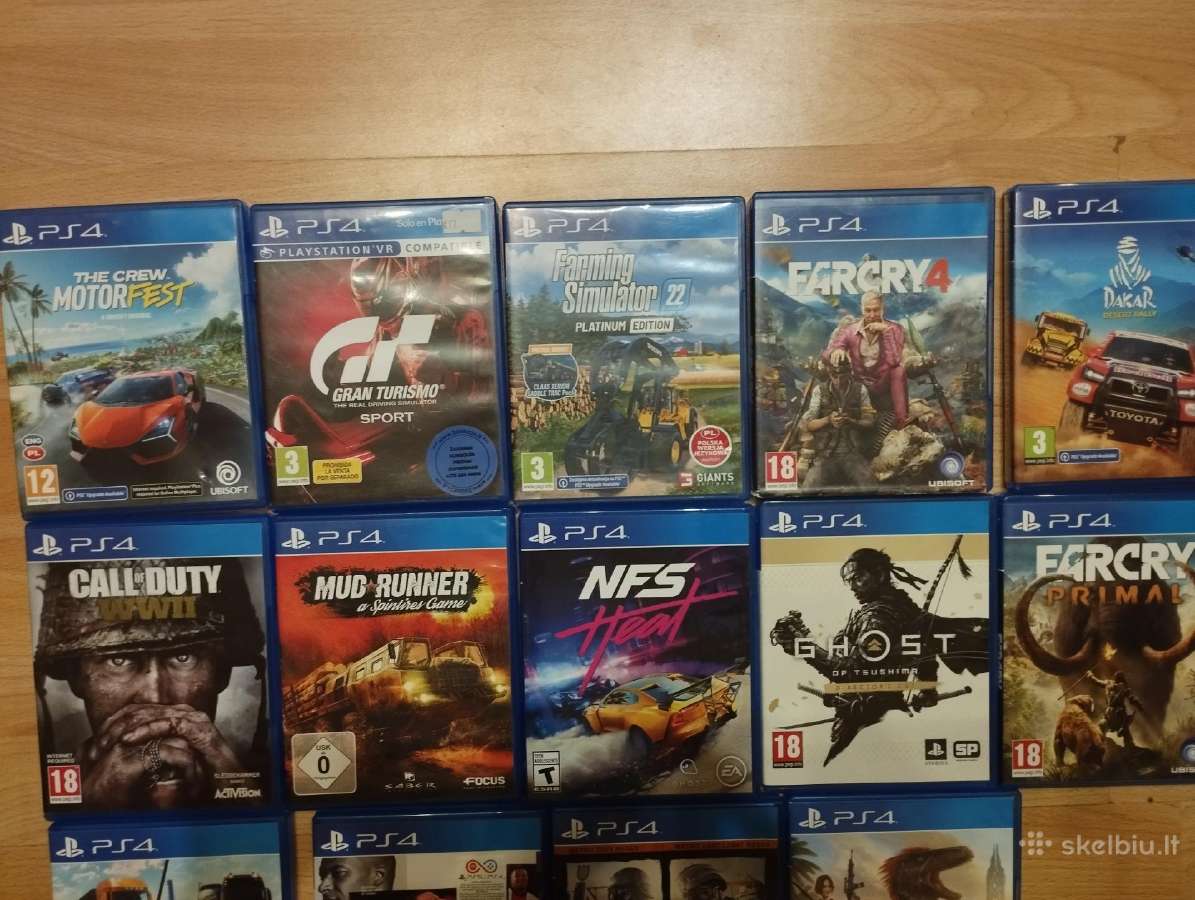 Parduodu Ps4 žaidimus