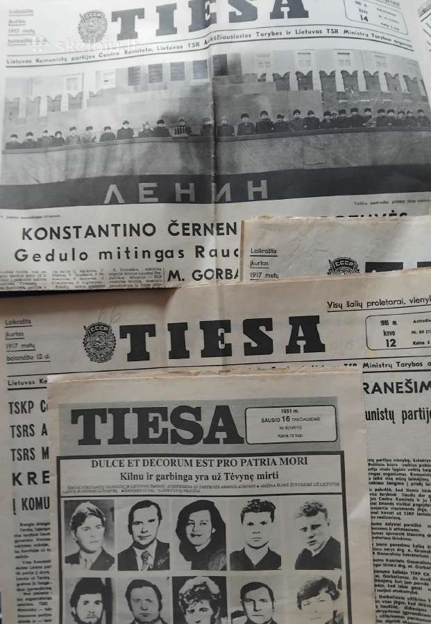 Seni laikraščiai Nepriklausomos Lietuvos - nuotraukos Nr. 4