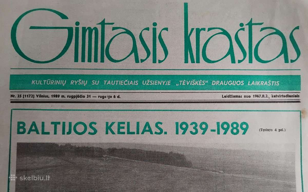 Seni laikraščiai Nepriklausomos Lietuvos - nuotraukos Nr. 9