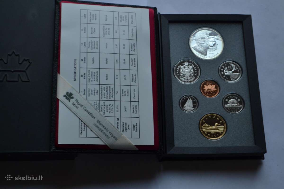 Canados monetu proof rinkinys