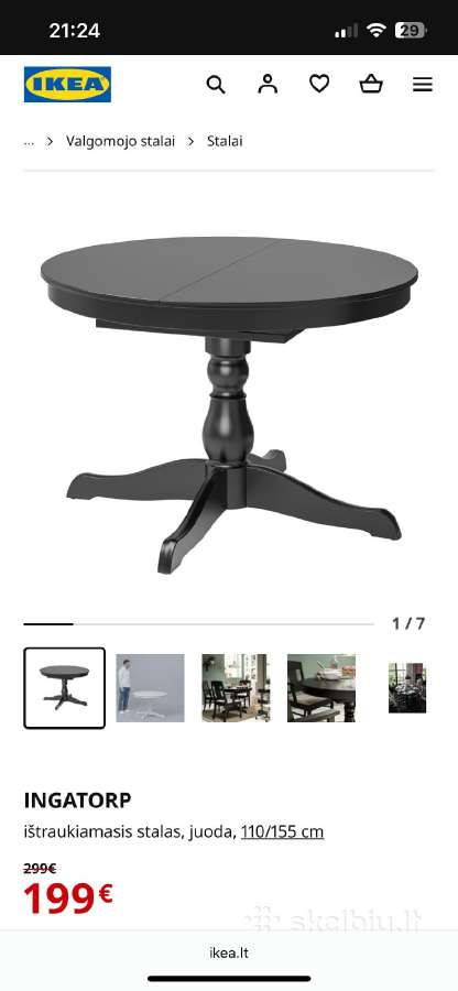 Ikea valgomasis stalas
