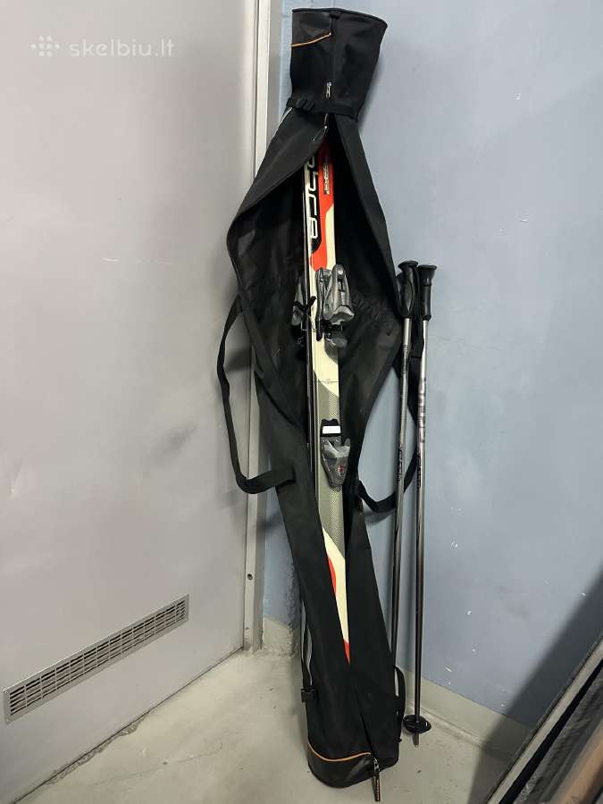 Rossignol Kalnų slidės su krepšiu, lazdomis 170cm - nuotraukos Nr. 11