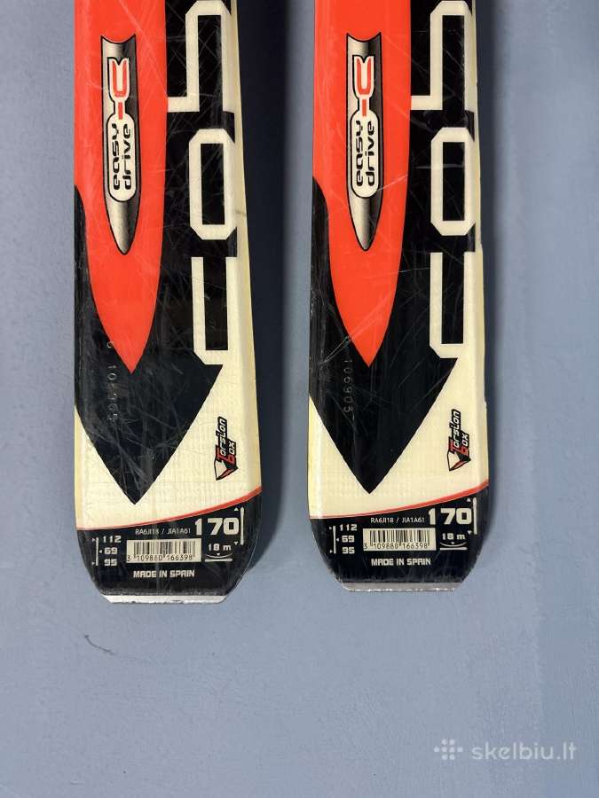 Rossignol Kalnų slidės su krepšiu, lazdomis 170cm - nuotraukos Nr. 4