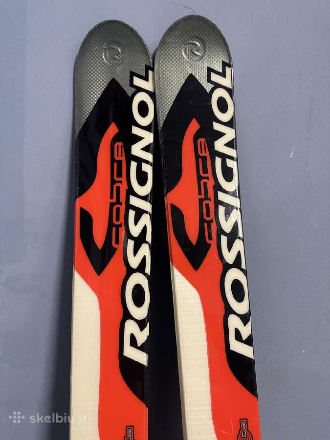 Rossignol Kalnų slidės su krepšiu, lazdomis 170cm - nuotraukos Nr. 7