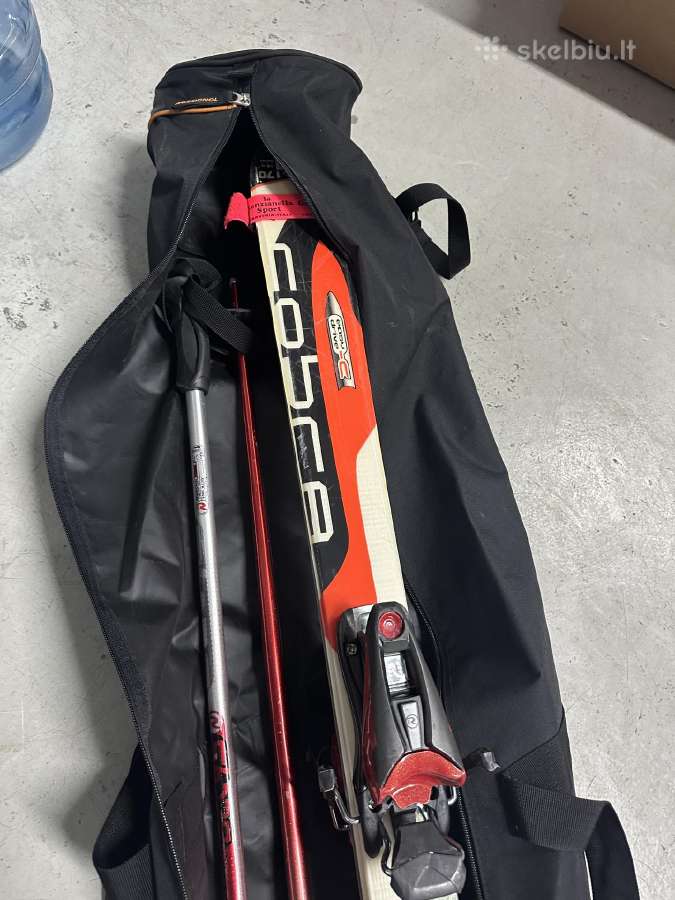 Rossignol Kalnų slidės su krepšiu, lazdomis 170cm - nuotraukos Nr. 12