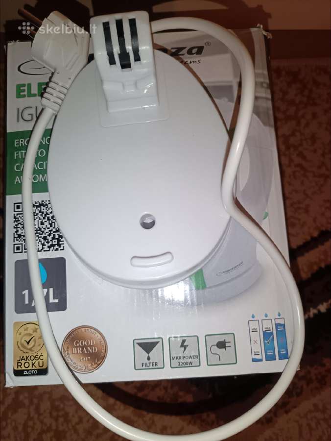 Elektrinis virdulys Esperanza 1,7 l. - nuotraukos Nr. 9