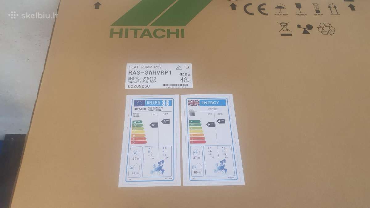 Šilumos siurblys 8kw Hitachi ,naudotas Ariston5kw - nuotraukos Nr. 2