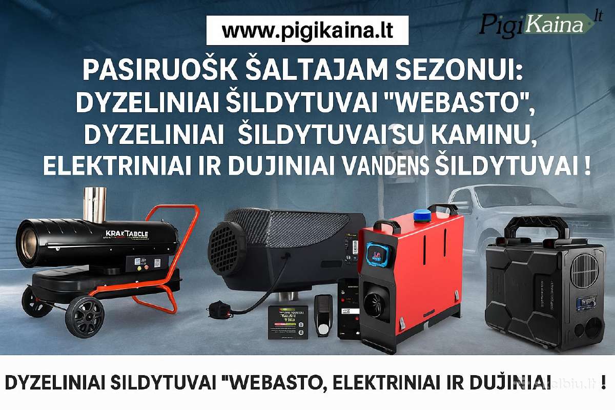 Dyzeliniai Oro Šildytuvai Ir Jų Priedai