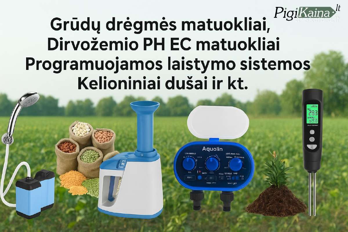 Dirvožemio Ec, Tds, CF ir temperatūros matuoklis