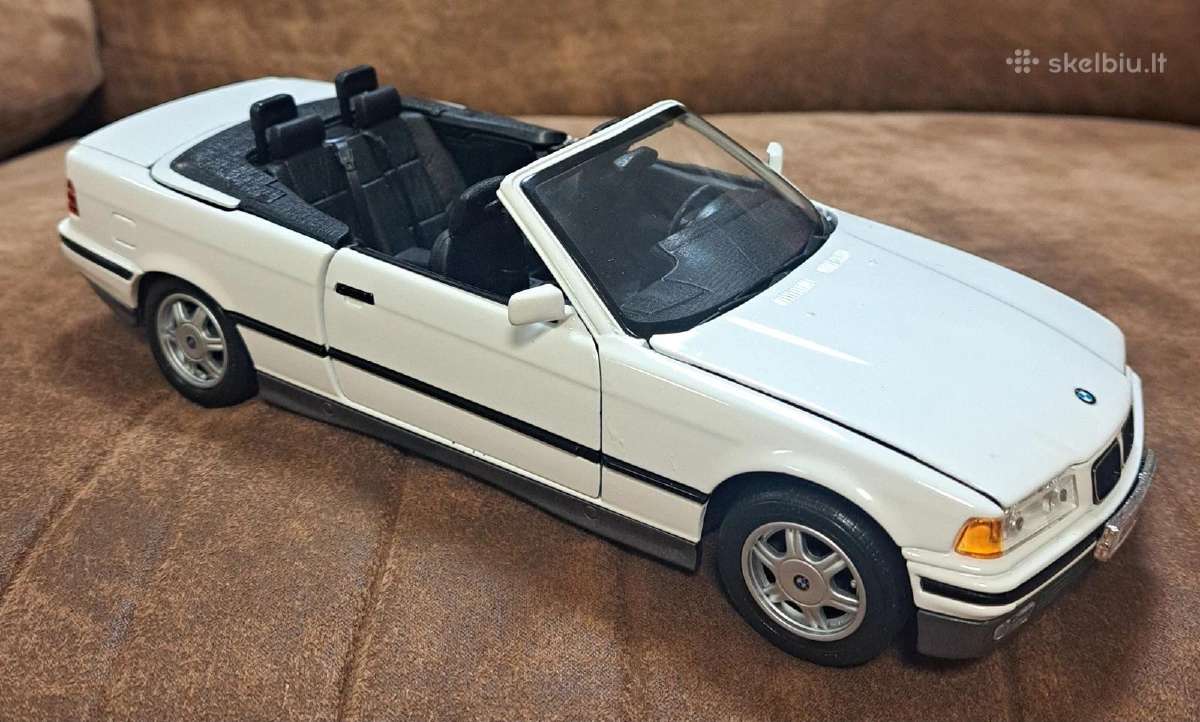 Modeliukas bmw e36 3 serijos 1:18 kabrioletas