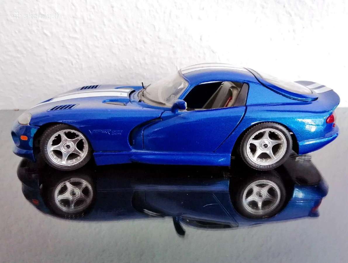 Modeliukas dodge viper gts 1:18 bburago burago - nuotraukos Nr. 4