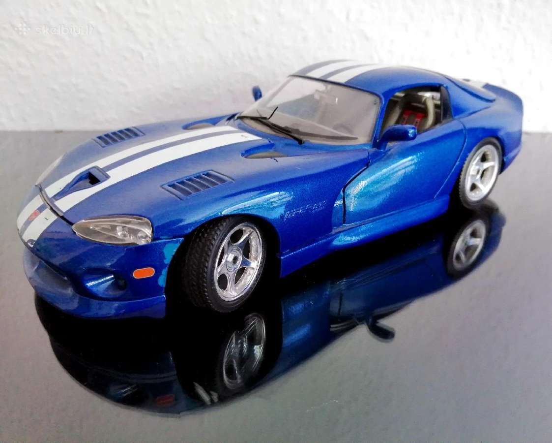 Modeliukas dodge viper gts 1:18 bburago burago - nuotraukos Nr. 6