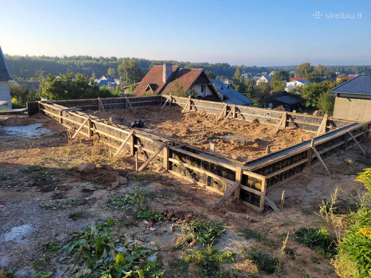 Pamatai, polinių gręžtinių pamatų įrengimas. - nuotraukos Nr. 6