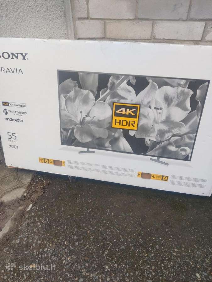 Sony '55 televizoriaus originali dėžė