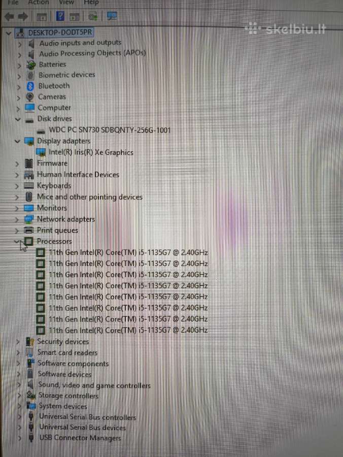 Thinkpad T14s i5-1135g7 16gb 256gb 0% - nuotraukos Nr. 5