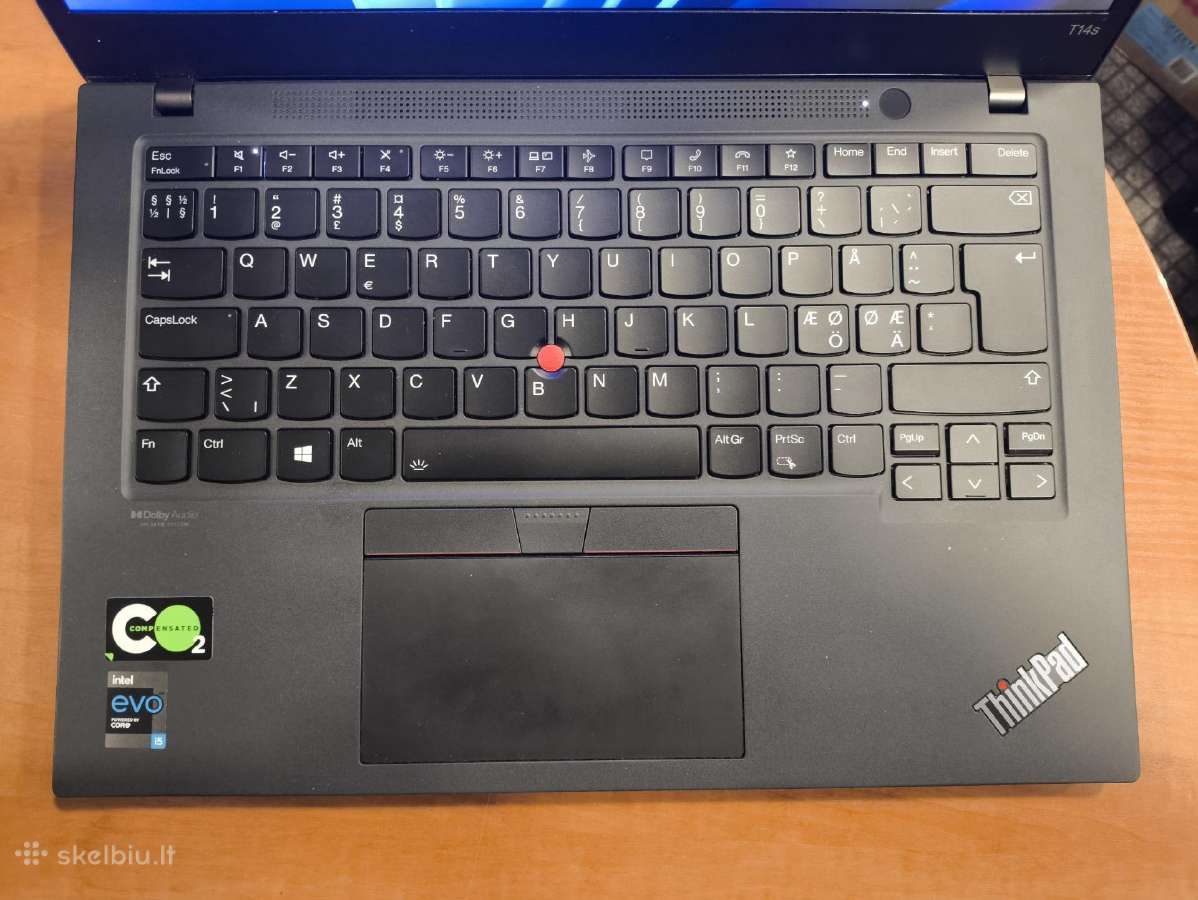 Thinkpad T14s i5-1135g7 16gb 256gb 0% - nuotraukos Nr. 2