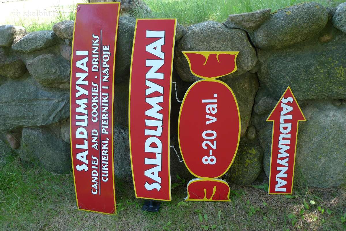 Nauja labai kokyb. Lauko ar kt. prekybinė reklama