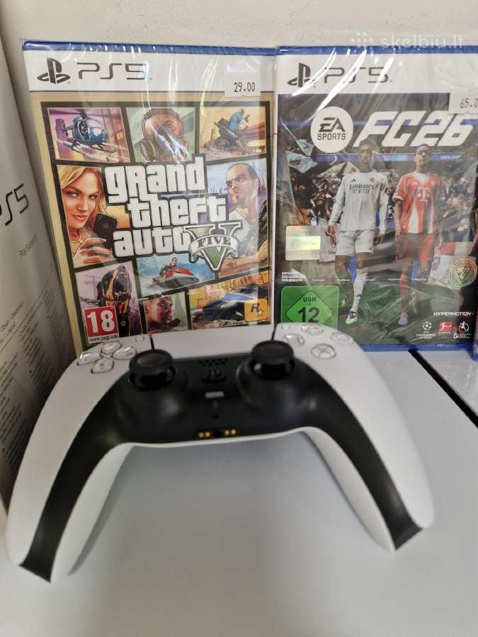 Sony Playstation 5 Slim Disc Su Garantija - nuotraukos Nr. 5