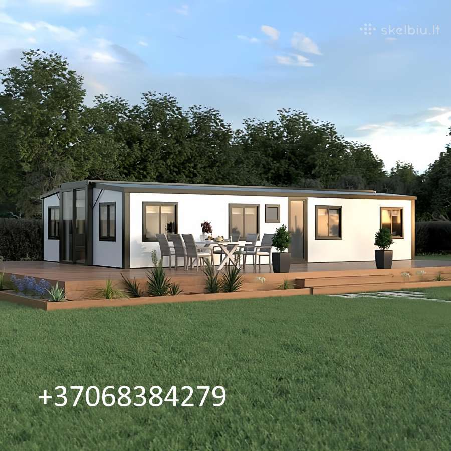 Modulinis namas, 36,5 m² ir 74,3 m²