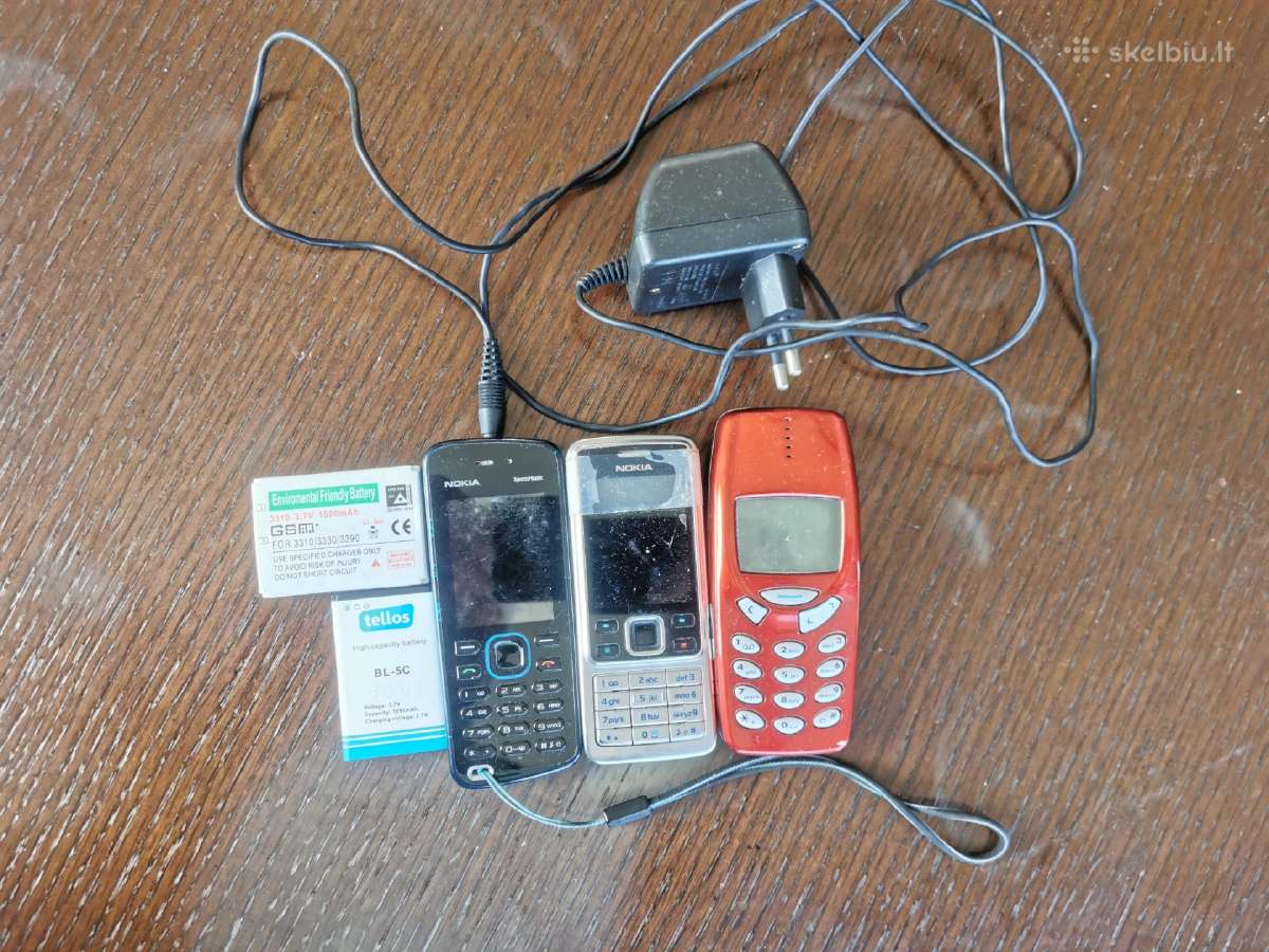 3 legendiniai Nokia telefonai, kolekcinis rinkinys