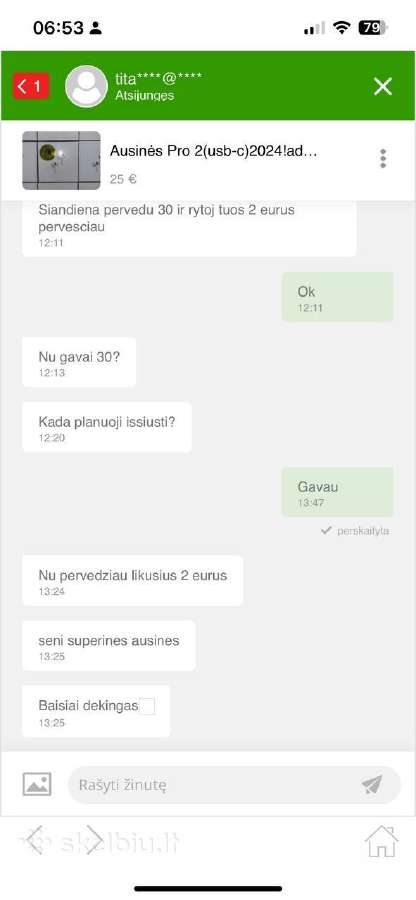 Ausinės Pro 3,pro 2,4gen, 6 men. garantija Akcija! - nuotraukos Nr. 20