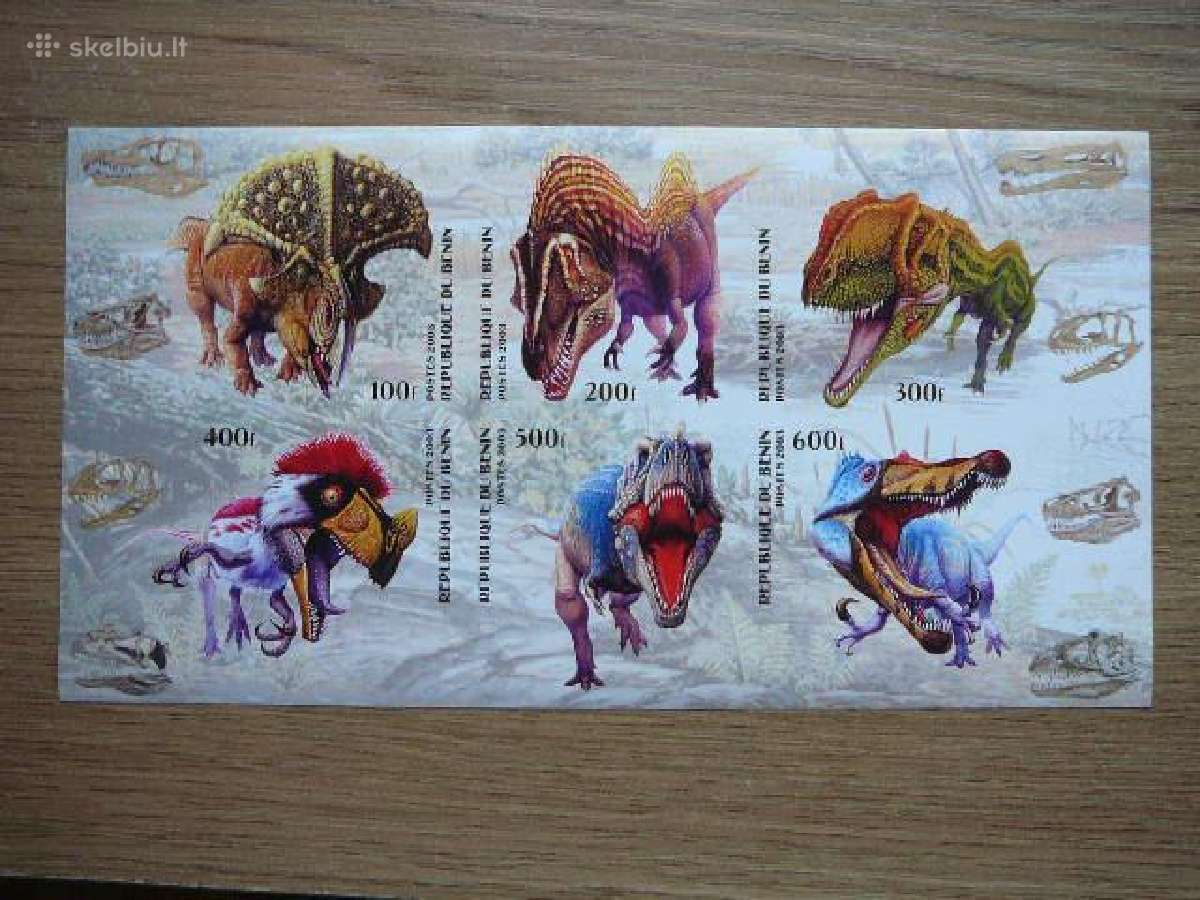 Dinozaurai Beninas 2003 svarus bn406