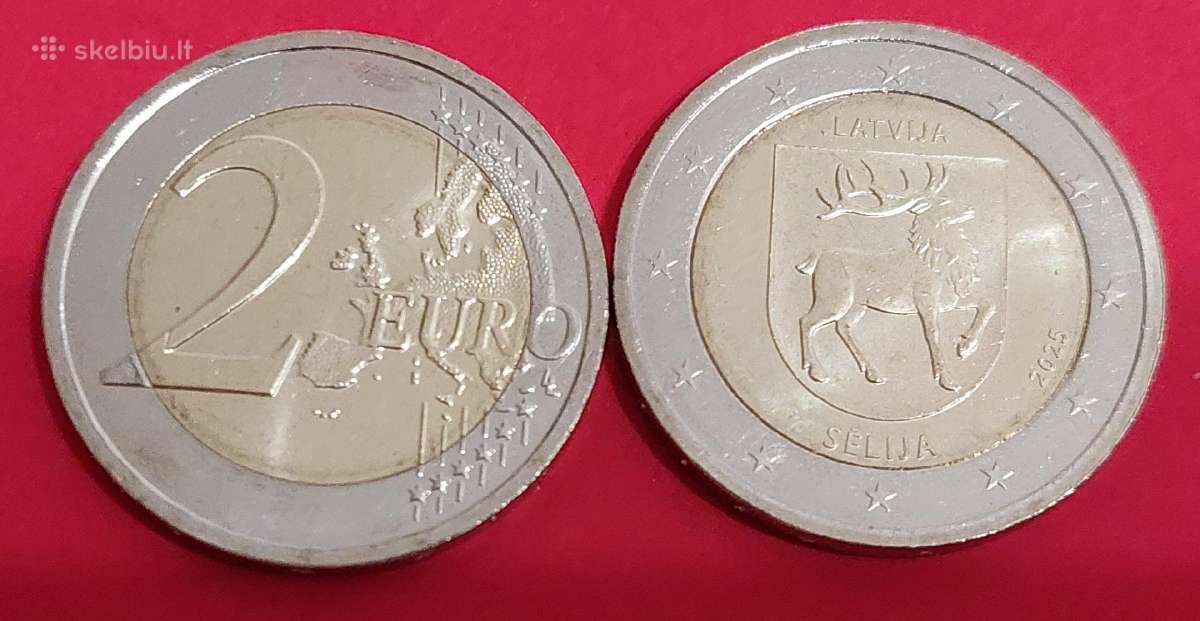 Progines2€ monetos Lietuva,latvija,estija Unc - nuotraukos Nr. 6